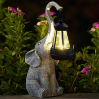 Atmospheric Solar Lamp for the Garden - Elephant Glow-State of Style
