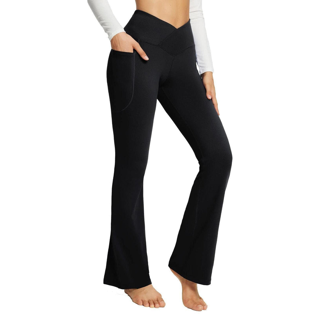 Attractive Yoga Pants-Black-S-State of Style