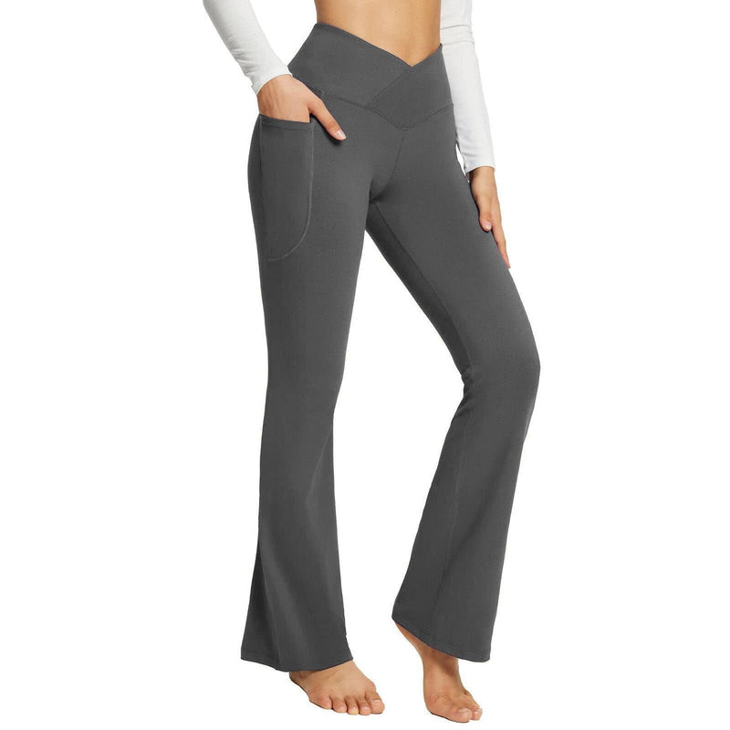 Attractive Yoga Pants-Black-S-State of Style