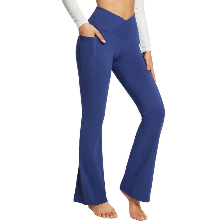 Attractive Yoga Pants-Blue-S-State of Style