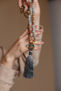 Aum Mala Bead Necklace - Anaya-State of Style