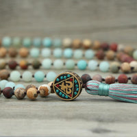 Aum Mala Bead Necklace - Anaya-State of Style