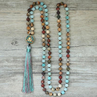Aum Mala Bead Necklace - Anaya-State of Style