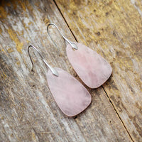 Aura Rose Quartz Protection Earrings - Ameline-State of Style