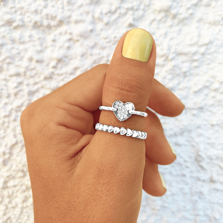 Aurora Heart Ring-Silver-5-State of Style