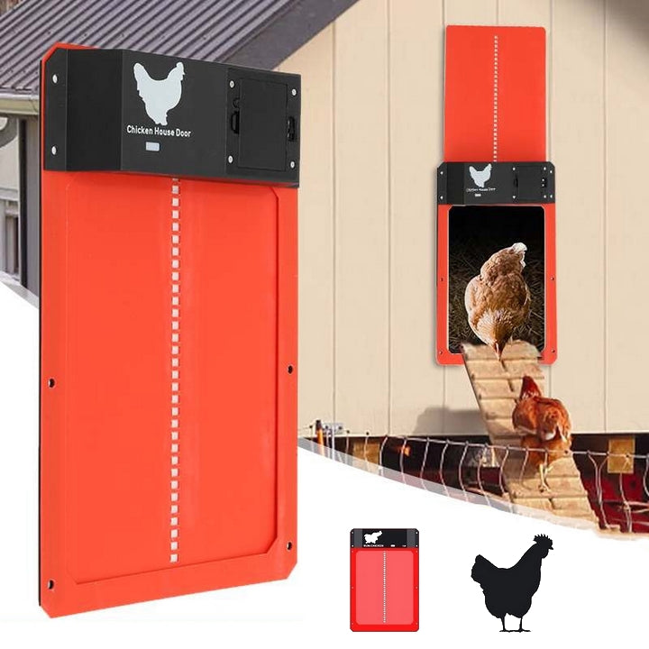 Automatic Chicken Coop Door System - SafeCoop-Red-State of Style