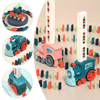 Automatic Domino Train Set - AutoDomino-Blue-60 Pieces-State of Style