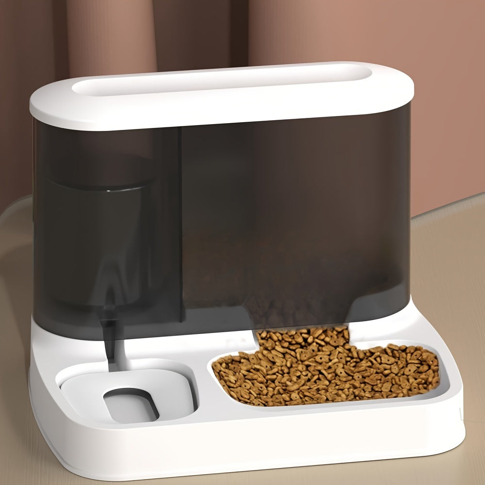 Automatic Food and Water Dispenser - EasyFeed Duo-White-State of Style