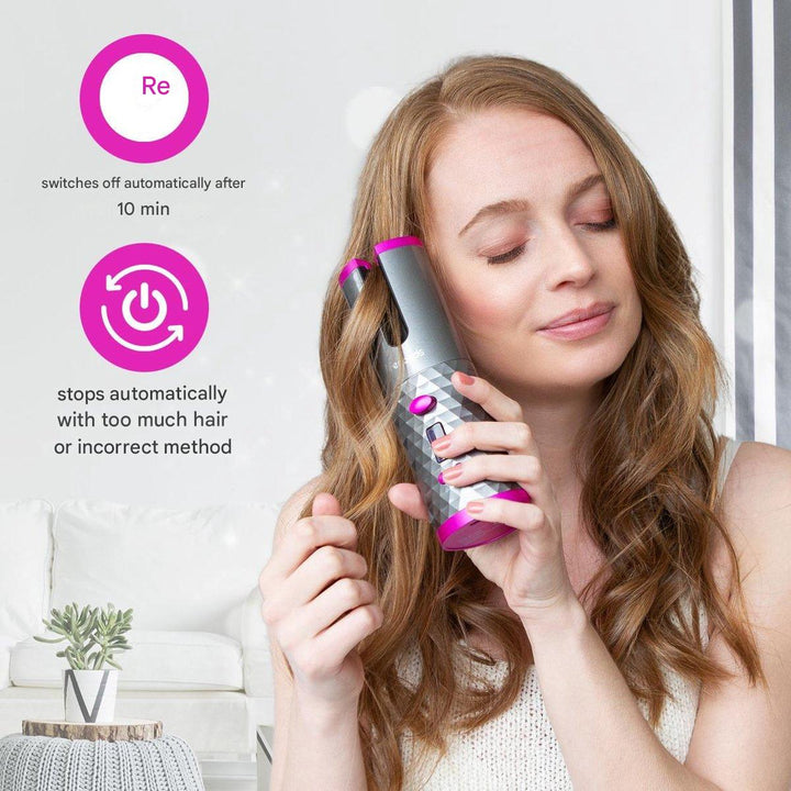 Automatic Hair Curler | Effortless, Fast & Gentle Styling-Rose Gold-State of Style