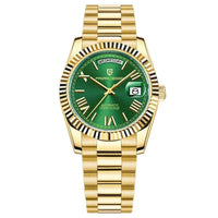 Automatic Luxury Men's Watch - Dominus-Gold Green-State of Style