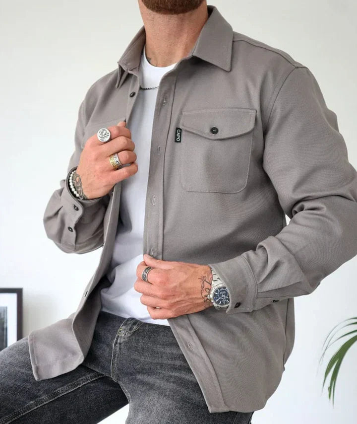 Autumn Casual Shirt - Thomas-Grey-S-State of Style