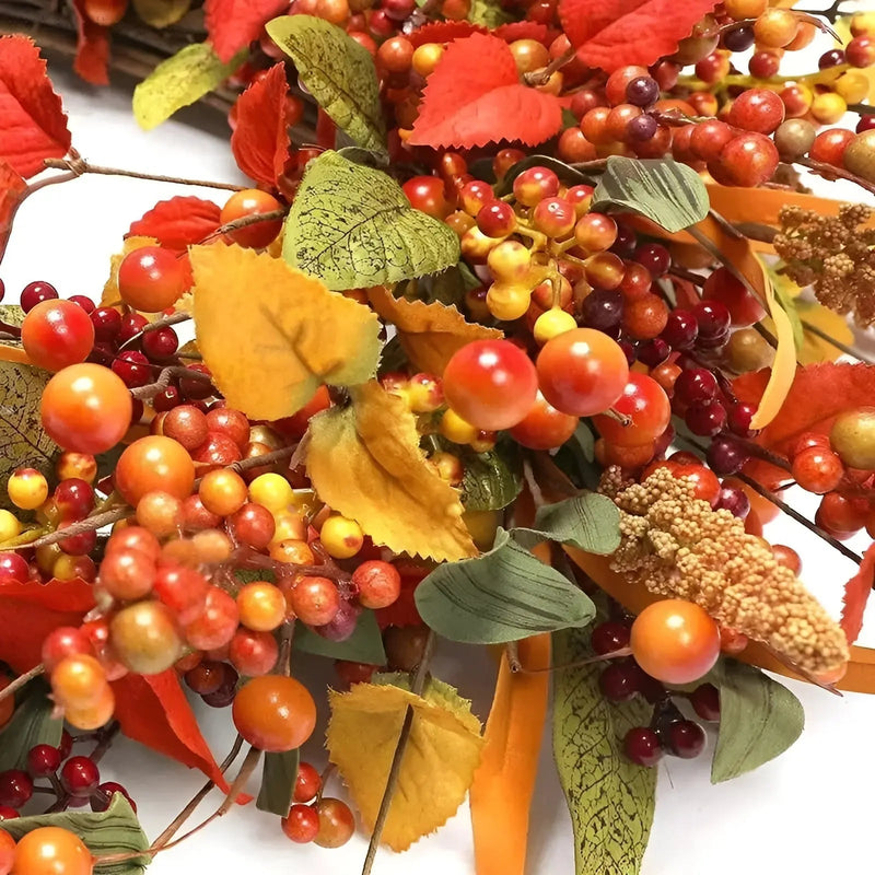 Autumn Wreath - AmberLeaf-35 cm-State of Style