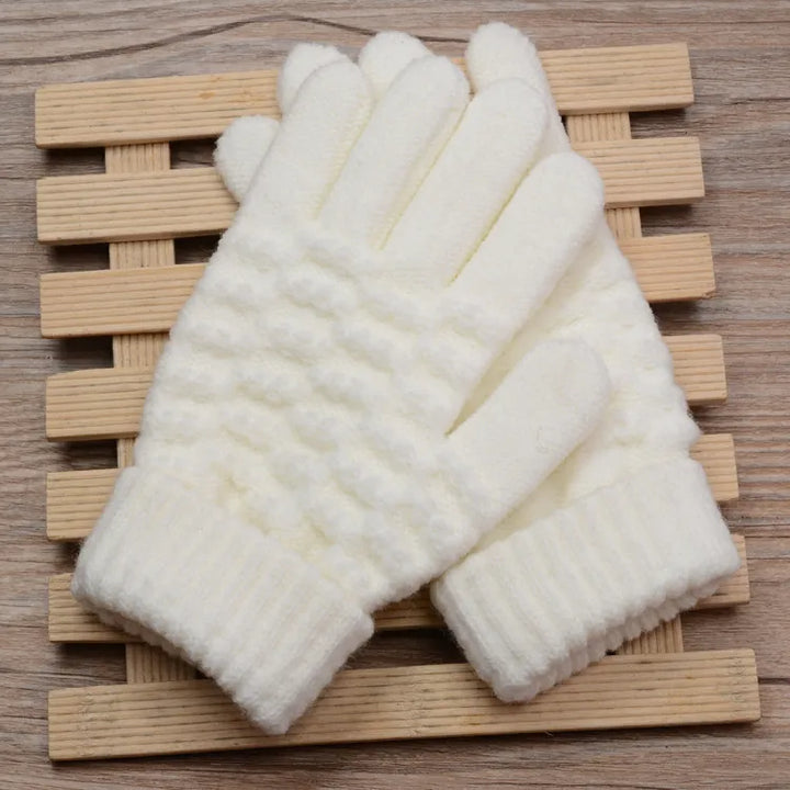 Ava Knit Gloves | Stylish and Functional Winter Warmth-Black-State of Style