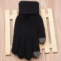 Ava Knit Gloves | Stylish and Functional Winter Warmth-Black-State of Style