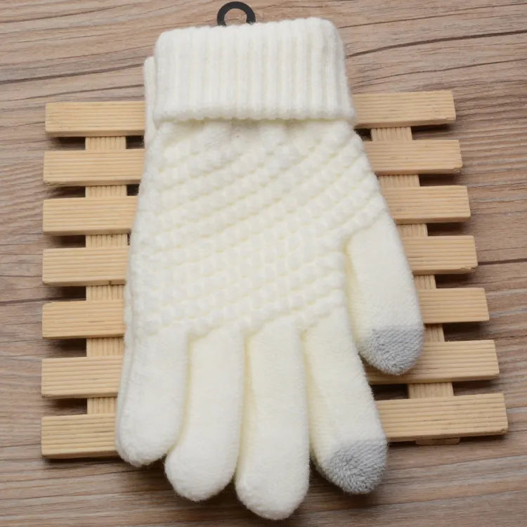 Ava Knit Gloves | Stylish and Functional Winter Warmth-Black-State of Style