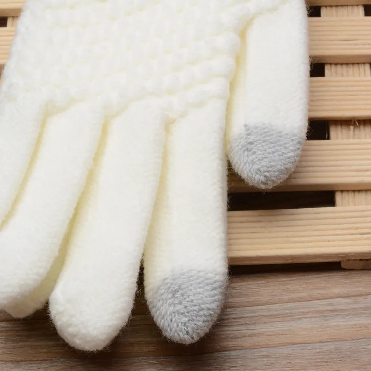 Ava Knit Gloves | Stylish and Functional Winter Warmth-Black-State of Style