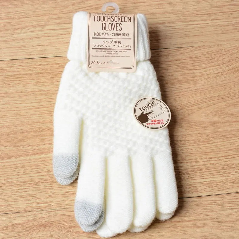 Ava Knit Gloves | Stylish and Functional Winter Warmth-Black-State of Style