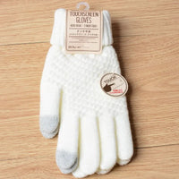 Ava Knit Gloves | Stylish and Functional Winter Warmth-Black-State of Style