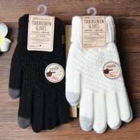 Ava Knit Gloves | Stylish and Functional Winter Warmth-Black-State of Style