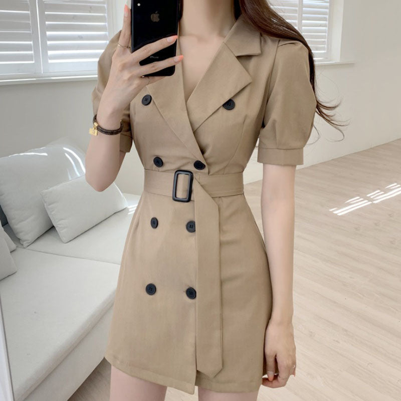 Ava Timeless Dress for Women-Khaki-One Size Fits All-State of Style