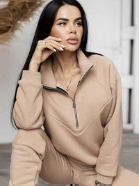 AvasPakje | Women's Tracksuit-Khaki-S-State of Style