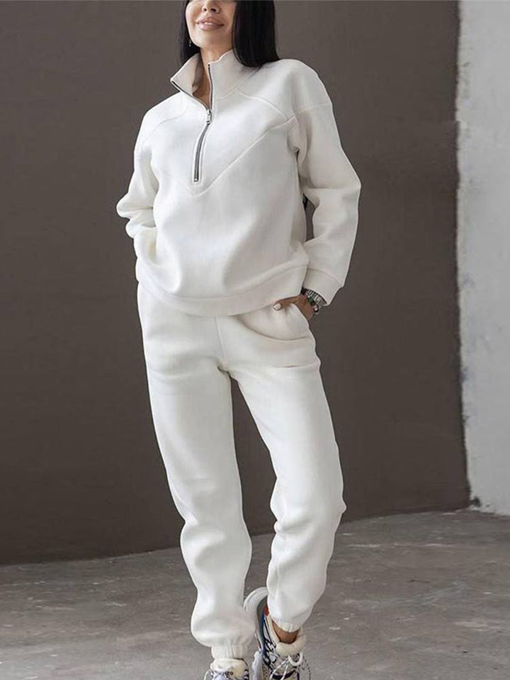 AvasPakje | Women's Tracksuit-White-S-State of Style