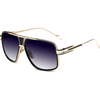 Aviator Sunglasses for Men – Jimmy-Gold & gradient grey lens-State of Style