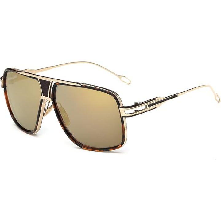 Aviator Sunglasses for Men – Jimmy-Gold mirrored gold lens-State of Style