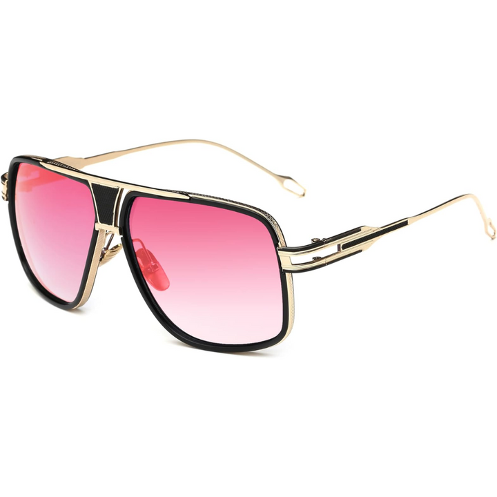 Aviator Sunglasses for Men – Jimmy-Gold & Pink-State of Style