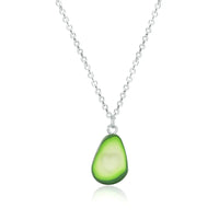 Avocado Heart Necklace | Sterling Silver Pendant | Cute Charm Jewellery-State of Style