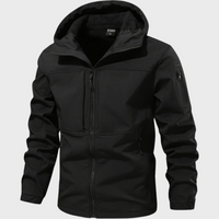 Axel Casual Hooded Jacket for Men-Black-XS-State of Style