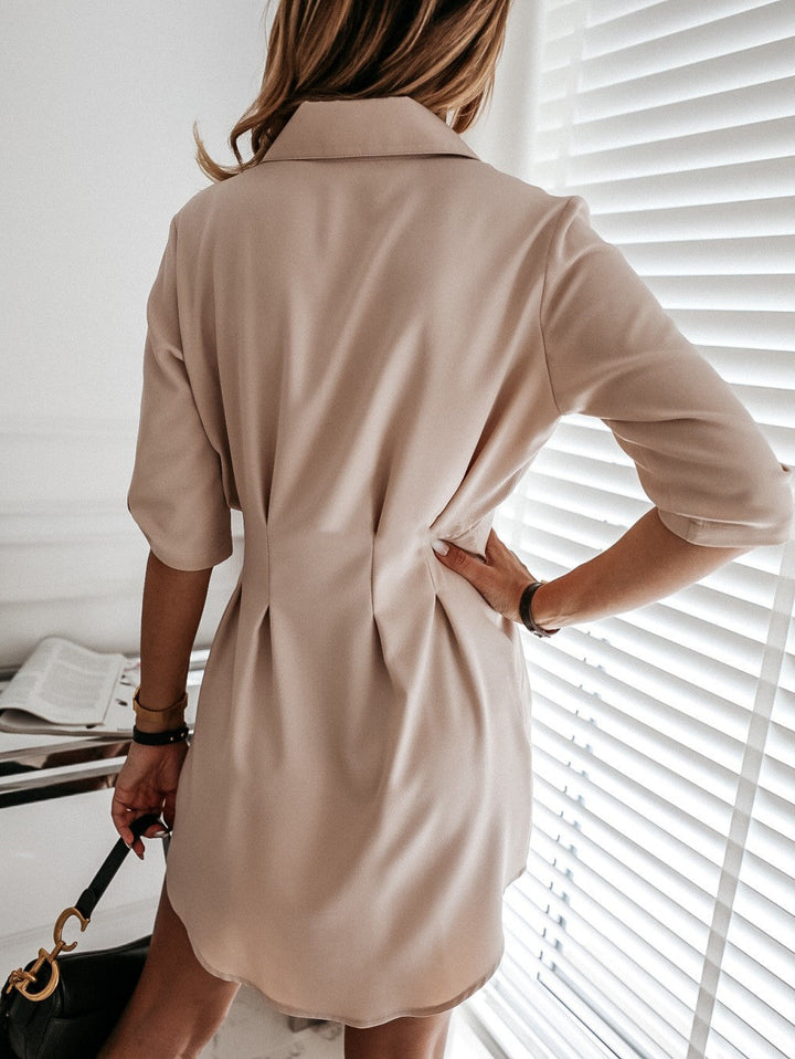 Aymee's Elegant Dress for Women-White-S-State of Style