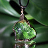 Fine Natural Moldavite Necklace - Lyra