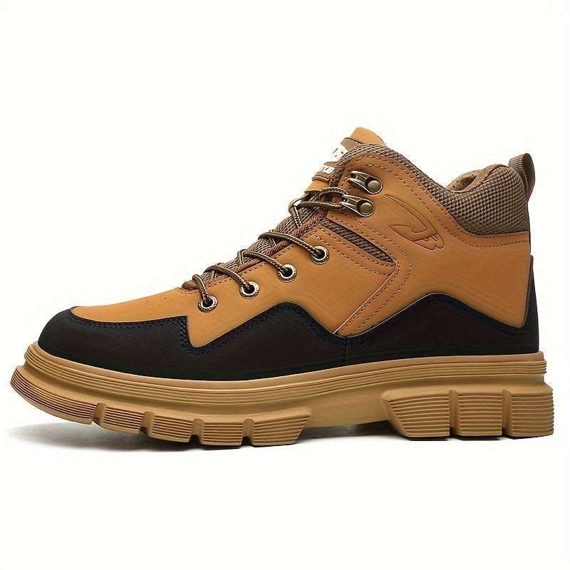 Men's safety shoes mid-cut with reinforced toe cap & sole – Auron