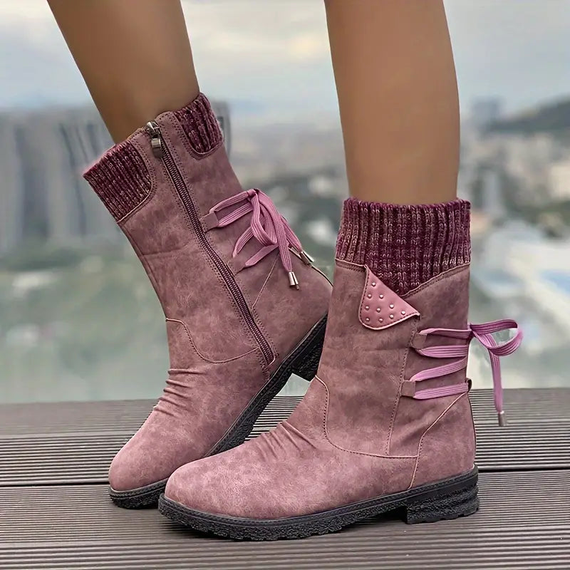 Ladies' winter boots with fleece lining – Selina