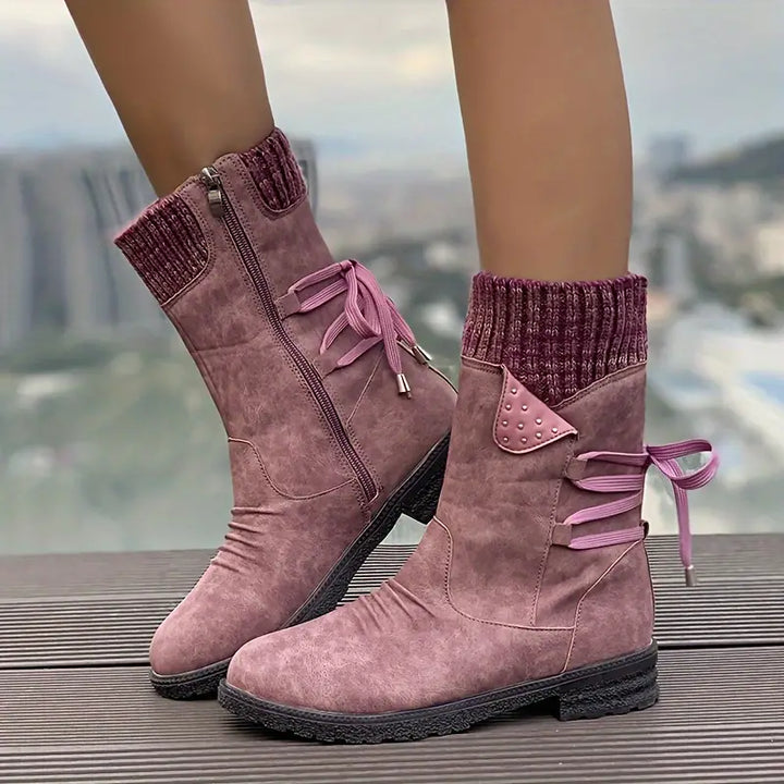 Ladies' winter boots with fleece lining – Selina