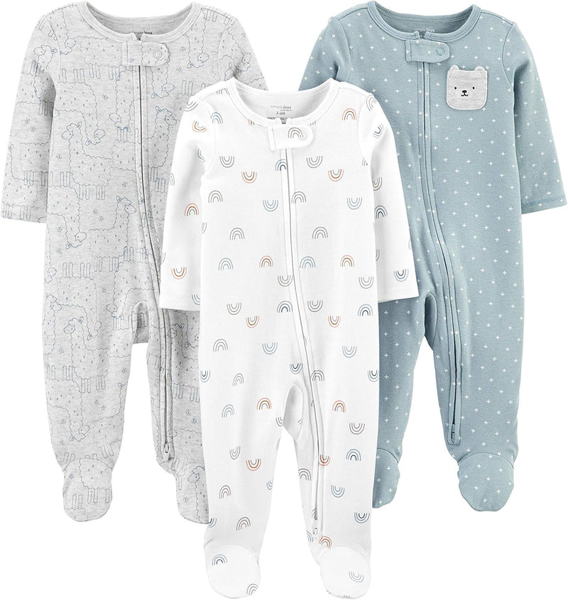 Baby 3-pack winter sleep and play set-Bear/Lama/Rainbow-Newborn-State of Style