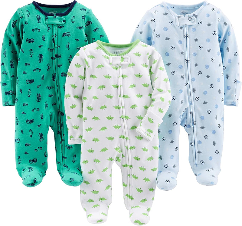 Baby 3-pack winter sleep and play set-Cars/Dinosaur/Sport package-Newborn-State of Style