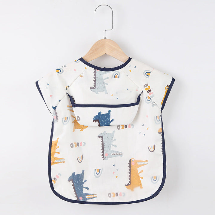 Baby apron with pockets for art and food-D-0-3 years old-State of Style