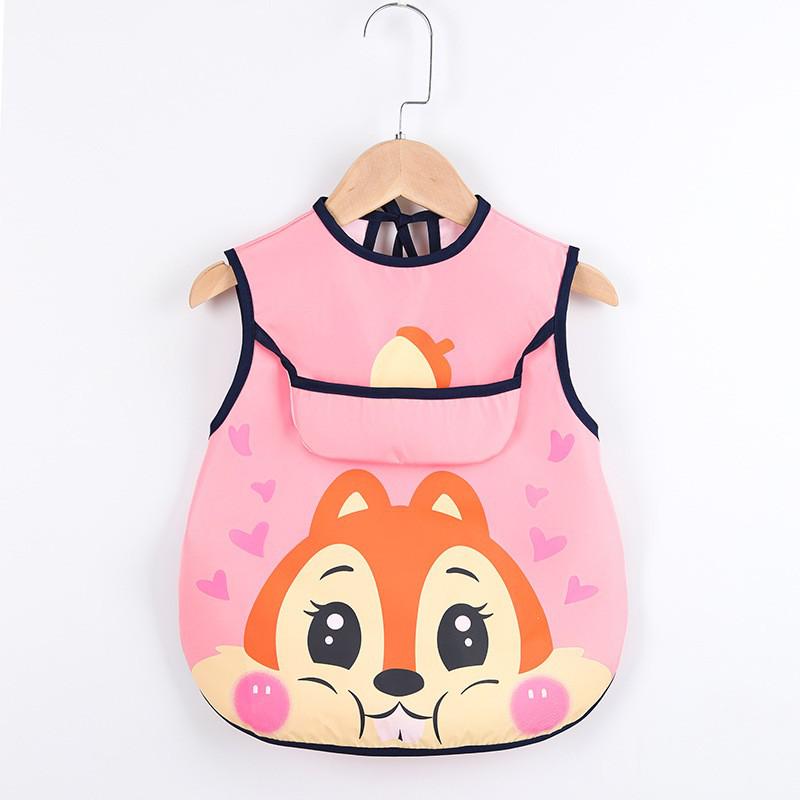 Baby apron with pockets for art and food-F-0-3 years old-State of Style
