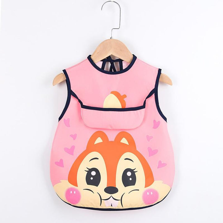 Baby apron with pockets for art and food-F-0-3 years old-State of Style