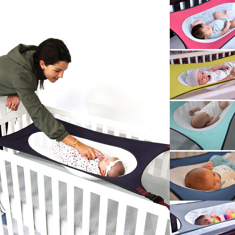 Baby Hammock for Cradle or Playpen – LunaNest-Blue-State of Style