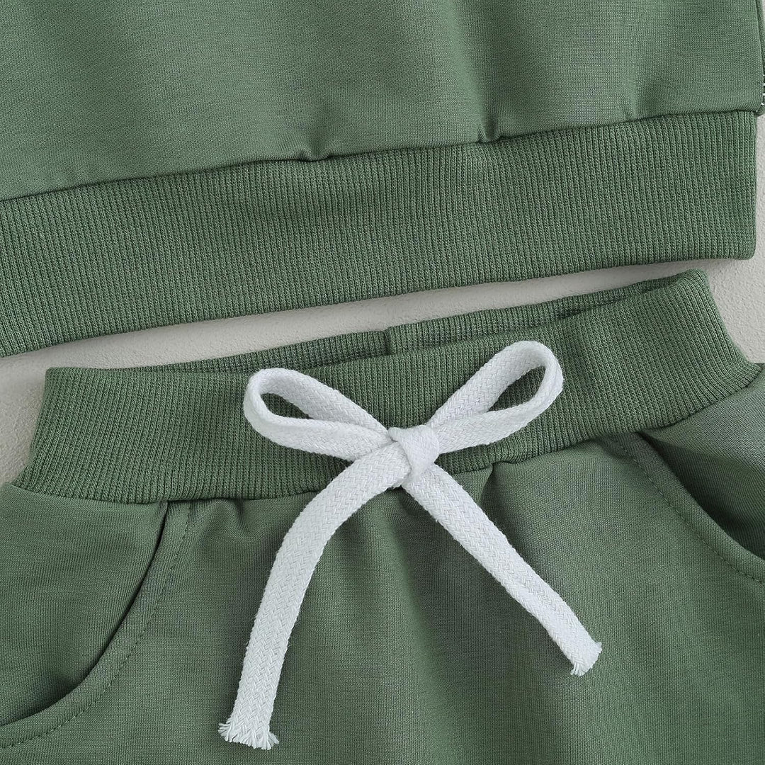 Baby Jogger Winter Set – Contrast Sweatshirt and Trousers-A-0-6 Months-State of Style