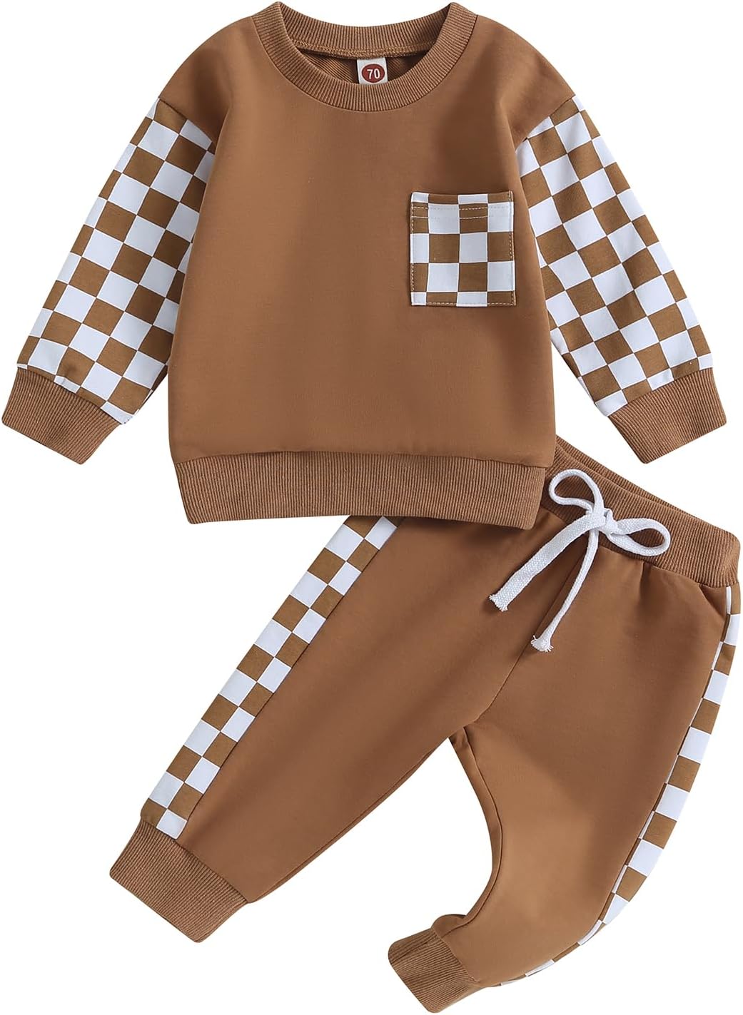 Baby Jogger Winter Set – Contrast Sweatshirt and Trousers-A-0-6 Months-State of Style