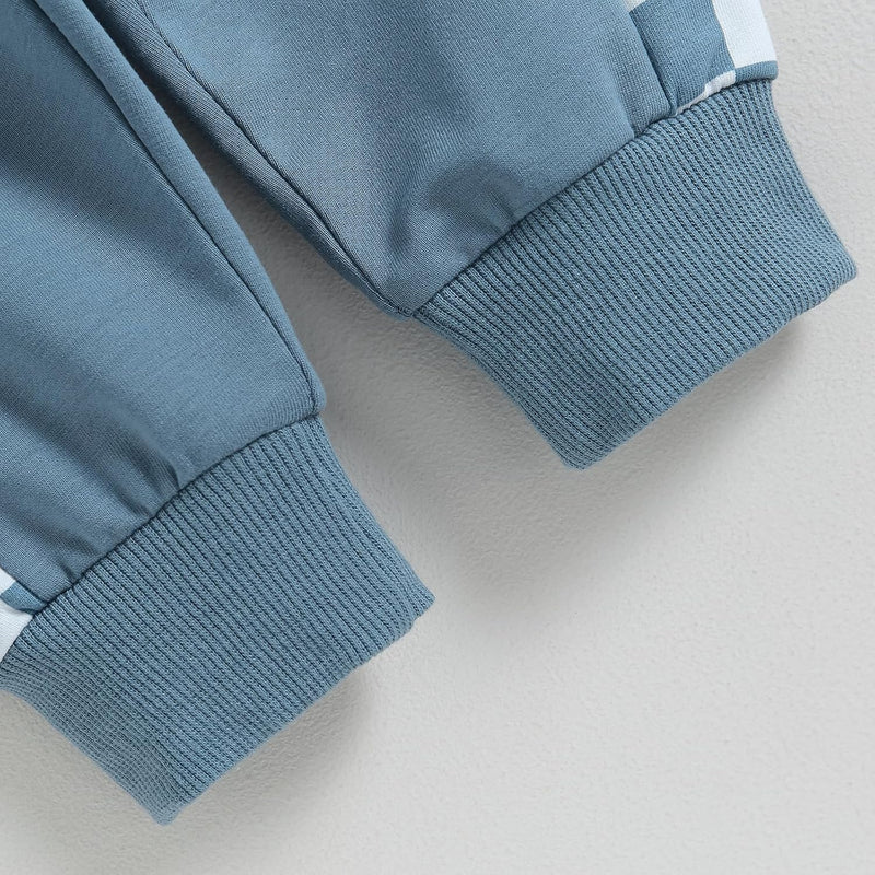 Baby Jogger Winter Set – Contrast Sweatshirt and Trousers-A-0-6 Months-State of Style
