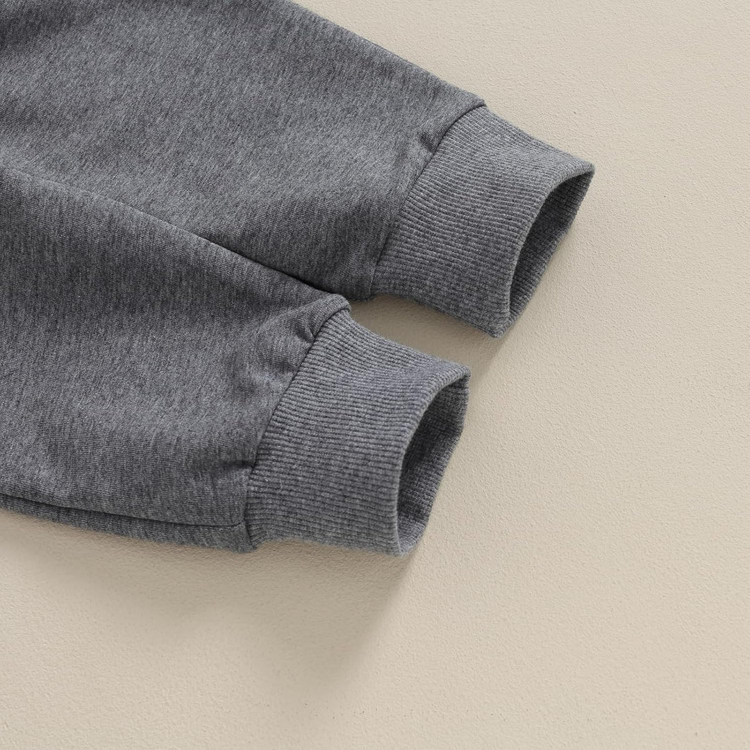 Baby Jogger Winter Set – Contrast Sweatshirt and Trousers-A-0-6 Months-State of Style