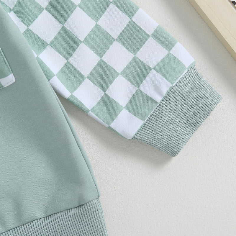 Baby Jogger Winter Set – Contrast Sweatshirt and Trousers-A-0-6 Months-State of Style