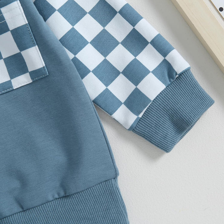 Baby Jogger Winter Set – Contrast Sweatshirt and Trousers-A-0-6 Months-State of Style