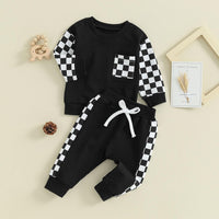 Baby Jogger Winter Set – Contrast Sweatshirt and Trousers-A-0-6 Months-State of Style
