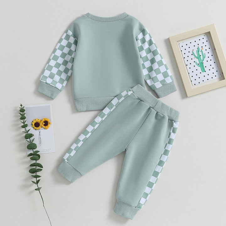 Baby Jogger Winter Set – Contrast Sweatshirt and Trousers-A-0-6 Months-State of Style